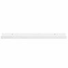 vidaXL Prateleiras de parede 4 pcs 60x9x3 cm branco brilhante