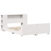 vidaXL Cama sem colchão 160x200 cm madeira de pinho maciça branco