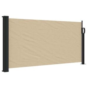 vidaXL Toldo lateral retr&aacute;til 100x300 cm bege