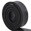 vidaXL Borda de borracha para limpa-neves 250x8x2 cm preto
