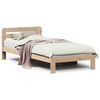 vidaXL Cama sem colch&atilde;o 90x200 cm madeira de pinho maci&ccedil;a