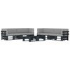vidaXL 6 pcs conj. lounge paletes c/ almofad&otilde;es pinho impregnado preto