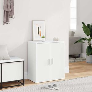 vidaXL Arm&aacute;rio para sapatos 60x35x70 cm derivados de madeira branco