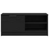 vidaXL Gabinete para TV Carvalho Preto 80 x 35 x 36,5 cm