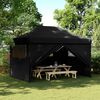 vidaXL Tenda de Festa Preto 279 x 410 x 315 cm Tecido Oxford