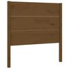 vidaXL Cabeceira de cama 106x4x100 cm pinho maci&ccedil;o castanho mel