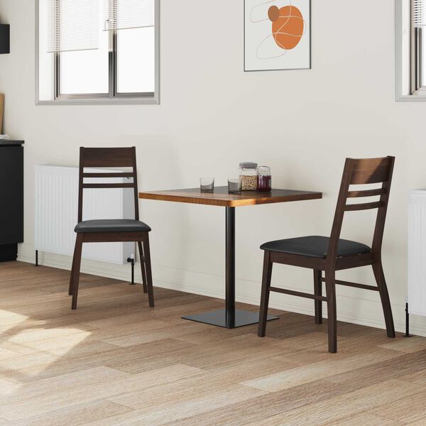 vidaXL Cadeiras de Jantar 2 pcs Marrom Claro 43 x 54 x 89 cm