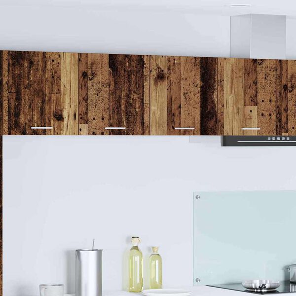 vidaXL Arm&aacute;rio suspenso com porta Madeira antiga 80 x 31 x 40 cm