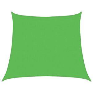 vidaXL Para-sol estilo vela trap&eacute;zio 160 g/m&sup2; 4/5x4m PEAD verde-claro