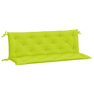 vidaXL Almofad&otilde;es banco jardim 2 pcs tecido oxford verde brilhante