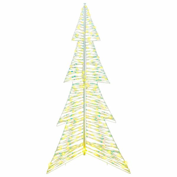 vidaXL &Aacute;rvore de Natal com 240 LEDs Branco quente 180 cm PET