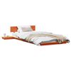 vidaXL Estrutura da Cama Castanho 75 x 190 cm madeira