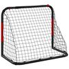 vidaXL Baliza de futebol com rede 90x48x71 cm aço vermelho e preto