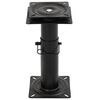 vidaXL Pedestal para banco de barco ajust&aacute;vel girat&oacute;rio a 360&deg; a&ccedil;o