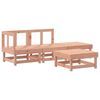 vidaXL 4 pcs conjunto lounge de jardim madeira de douglas maci&ccedil;a
