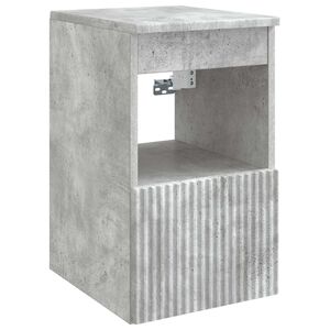 vidaXL Arm&aacute;rio de Banheiro Cinzento Cimento 30 x 35 x 50 cm