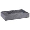 vidaXL Lavat&oacute;rio 58x39x10 cm m&aacute;rmore preto