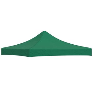 vidaXL Teto para tenda de festas 3x3 m 270 g/m&sup2; verde