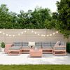 vidaXL 9 pcs conjunto sof&aacute;s jardim madeira abeto-de-douglas