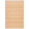 vidaXL Tapete de bambu 100x160 cm castanho