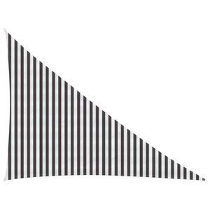 vidaXL Vela de Sombra 3 x 4 x 5 m HDPE Triangular Antracite e Branco