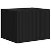 vidaXL Conjunto de Gabinete de Parede para TV 6 pcs Preto