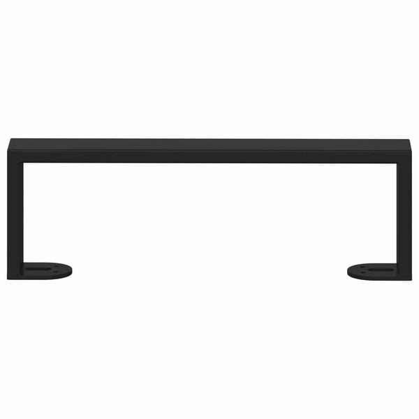 vidaXL P&eacute;s de M&oacute;veis 2 pcs Preto 311 x 40,5 x 100 mm Ferro