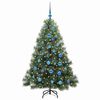 vidaXL &Aacute;rvore de Natal Artificial com 150 LEDs Verde 150 cm PE e PVC