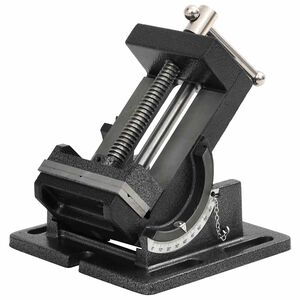 vidaXL Torno-prensa basculante manual 110 mm