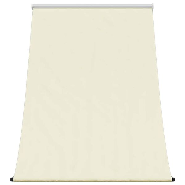 vidaXL Toldo retr&aacute;til 100x150 cm tecido e a&ccedil;o cor creme