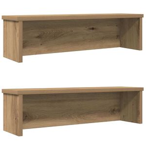 vidaXL Racks de cozinha empilh&aacute;veis 2 pcs Carvalho Artesanal