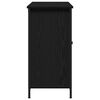 vidaXL Buffet Carvalho Preto 100 x 35 x 70 cm