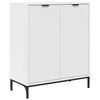 vidaXL Buffet Branco 69,5 x 33 x 82 cm Derivados de Madeira