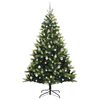 vidaXL &Aacute;rvore de Natal Artificial Articulada 300 LEDs Verde 210 cm