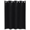 vidaXL Cortinas Blackout com Argolas 2 pcs Preto 140 x 140 cm