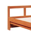 vidaXL Sof&aacute;-cama com gavet&atilde;o e colch&otilde;es 90x190 cm pinho castanho-mel