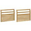 vidaXL M&oacute;dulo de Bra&ccedil;os 2 pcs Branco 78,5 x 8,5 x 60 cm
