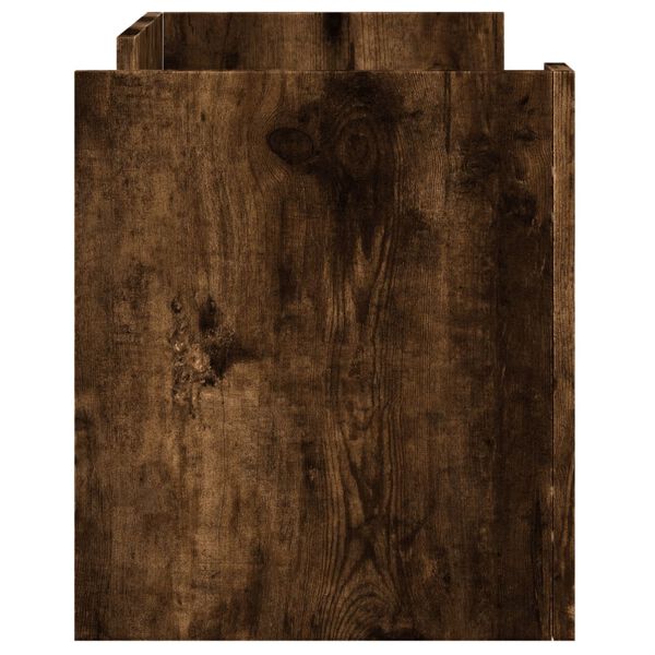 vidaXL M&oacute;vel de TV 80x35x40 cm derivados de madeira carvalho fumado