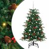 vidaXL &Aacute;rvore de Natal Artificial Verde 150 cm PVC, Metal e Pl&aacute;stico