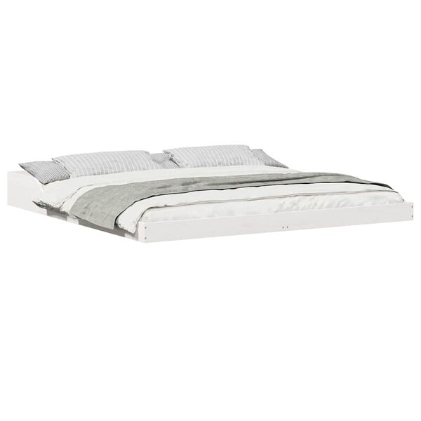 vidaXL Estrutura da Cama Branco 180 x 220 cm