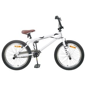 vidaXL BMX 20 Polegadas para maiores de 9 anos Branco