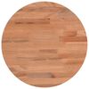 vidaXL Tampo de mesa redondo &Oslash;30x1,5 cm madeira de faia maci&ccedil;a
