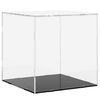 vidaXL Caixa expositora transparente 30x30x30 cm acr&iacute;lico