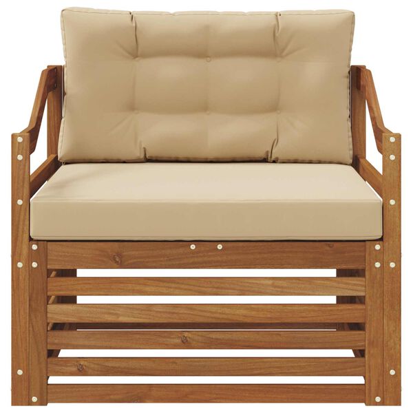 vidaXL Conjunto de Sof&aacute;s para Exterior Madeira S&oacute;lida de Ac&aacute;cia