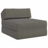 vidaXL Sof&aacute; Cama Dobr&aacute;vel Cinzento-claro 60 x 70 x 41 cm Tecido