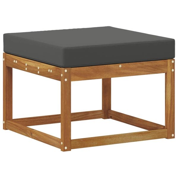 vidaXL Conjunto de Sof&aacute;s para Exterior 7 pcs Natural e Antracite