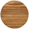vidaXL Tampo de Mesa &Oslash; 40 x 3,5 Redondo Madeira de Teca S&oacute;lida Natural