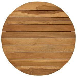 vidaXL Tampo de Mesa &Oslash; 40 x 3,5 Redondo Madeira de Teca S&oacute;lida Natural