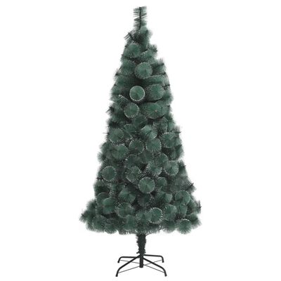 vidaXL Árvore Natal artificial c/ luzes LED/bolas 150 cm PVC/PE verde