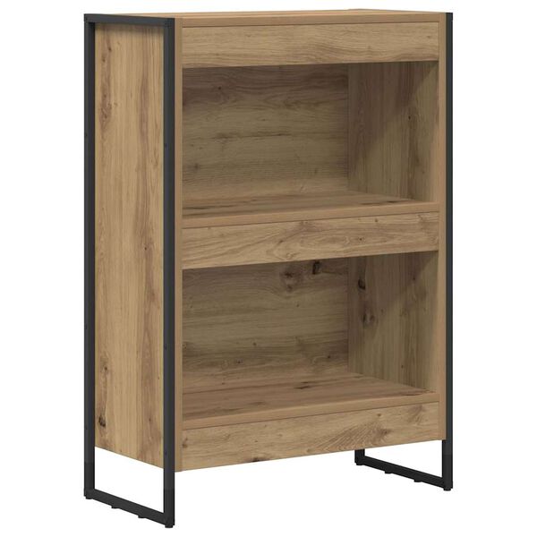 vidaXL Gabinete de Livros Carvalho Artesanal 80 x 30 x 155 cm